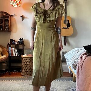 Doen Sicilia Dress - XS - HAND DYED, Hemmed